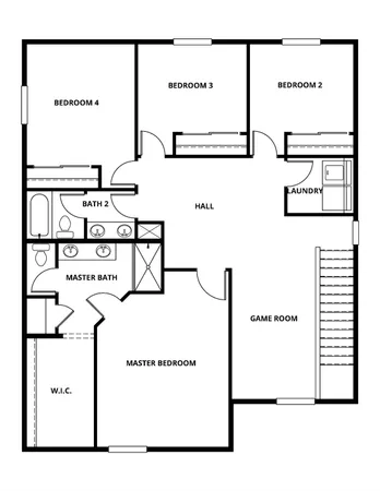 a picture of a floor plan