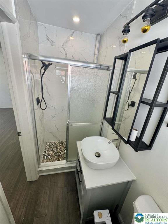 3111 Hecktown Road Bethlehem, PA 18020 - Photo 15 of 24 a bathroom with a sink toilet and shower