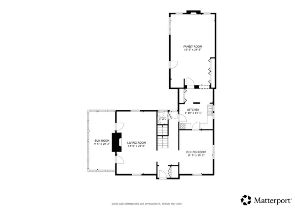 a picture of a floor plan