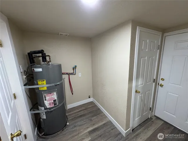 a view of water heater room