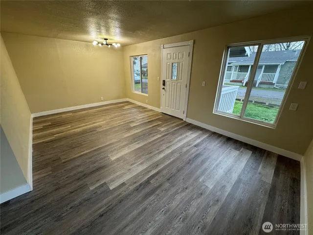 wooden floor in an empty room