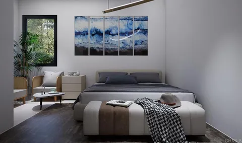 a living room with furniture and window