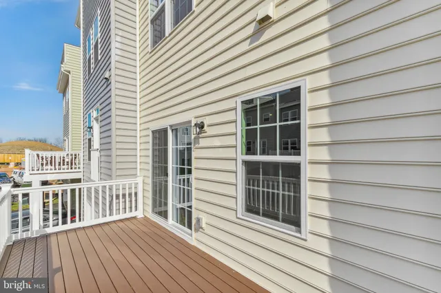 a view of a house with wooden floor