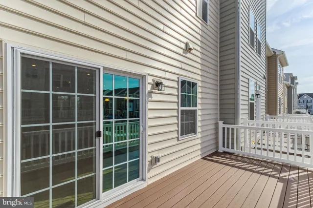 a view of a house with a large window
