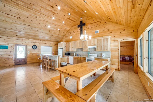 a outdoor space with furniture