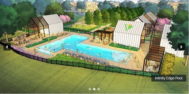 18810 Forested Street Manvel, TX 77578 - Photo 35 of 35 swimming pool with a garden and chairs