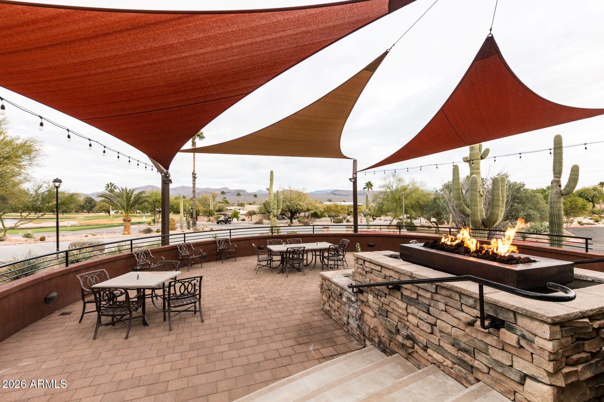 26055 North Bravo Lane Rio Verde, AZ 85263 - Photo 24 of 26 a view of swimming pool with outdoor seating and city view