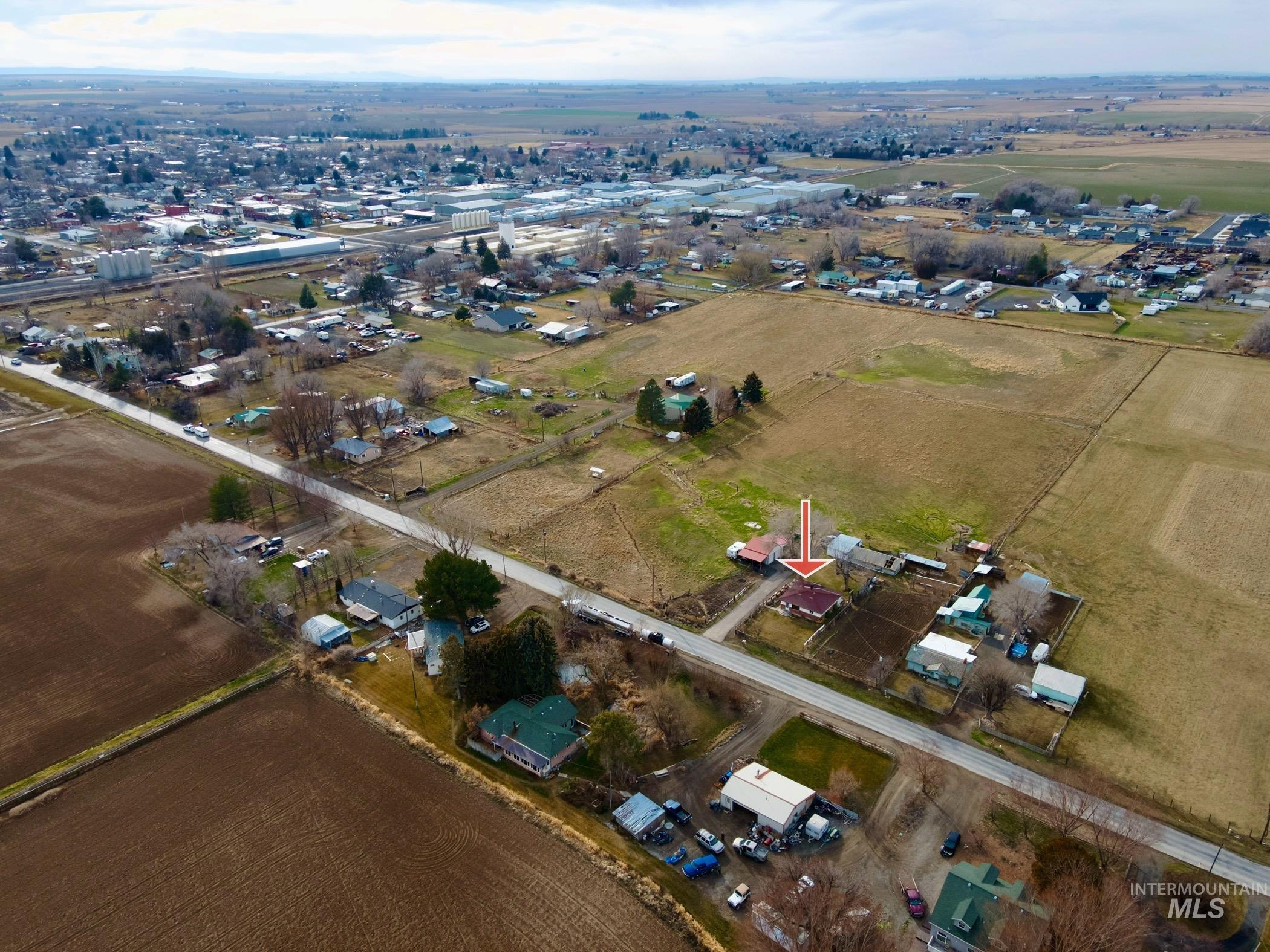 3989 North 2250 East Filer, ID 83328 - Photo 24 of 26 Aerial view of property and surrounding area featuring rural landscape
