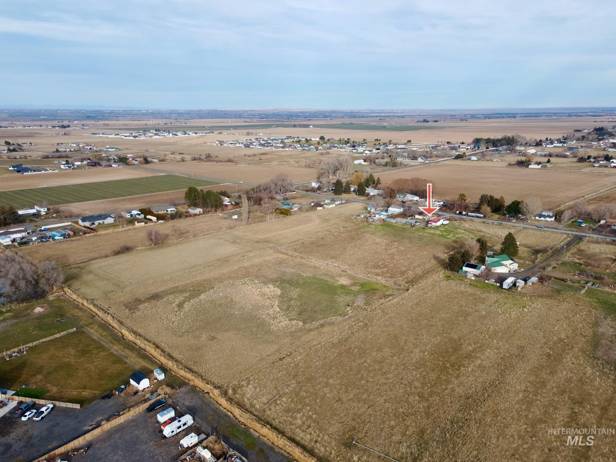 3989 North 2250 East Filer, ID 83328 - Photo 25 of 26 Aerial view of property's location featuring rural landscape and large plots for crops