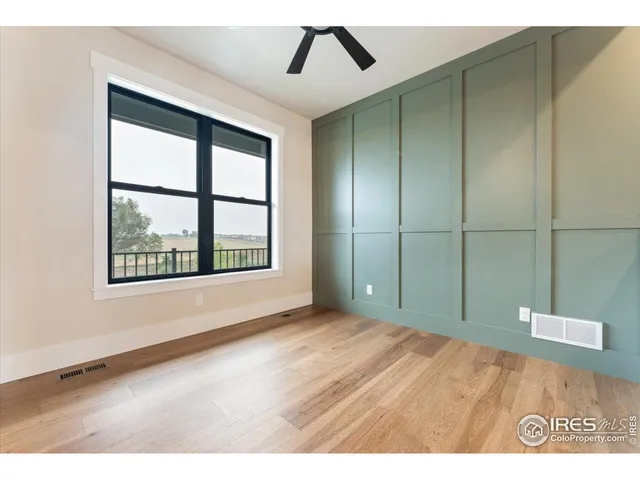 a view interior of a house wooden floor and windows