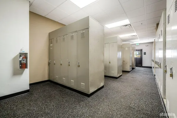 a view of a hallway with a hallway