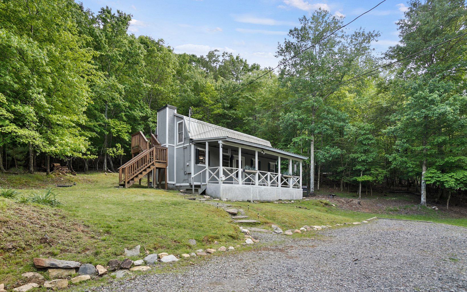 12 Rose Court Ellijay, GA 30540 - Photo 2 of 34 a view of house with swimming pool and garden