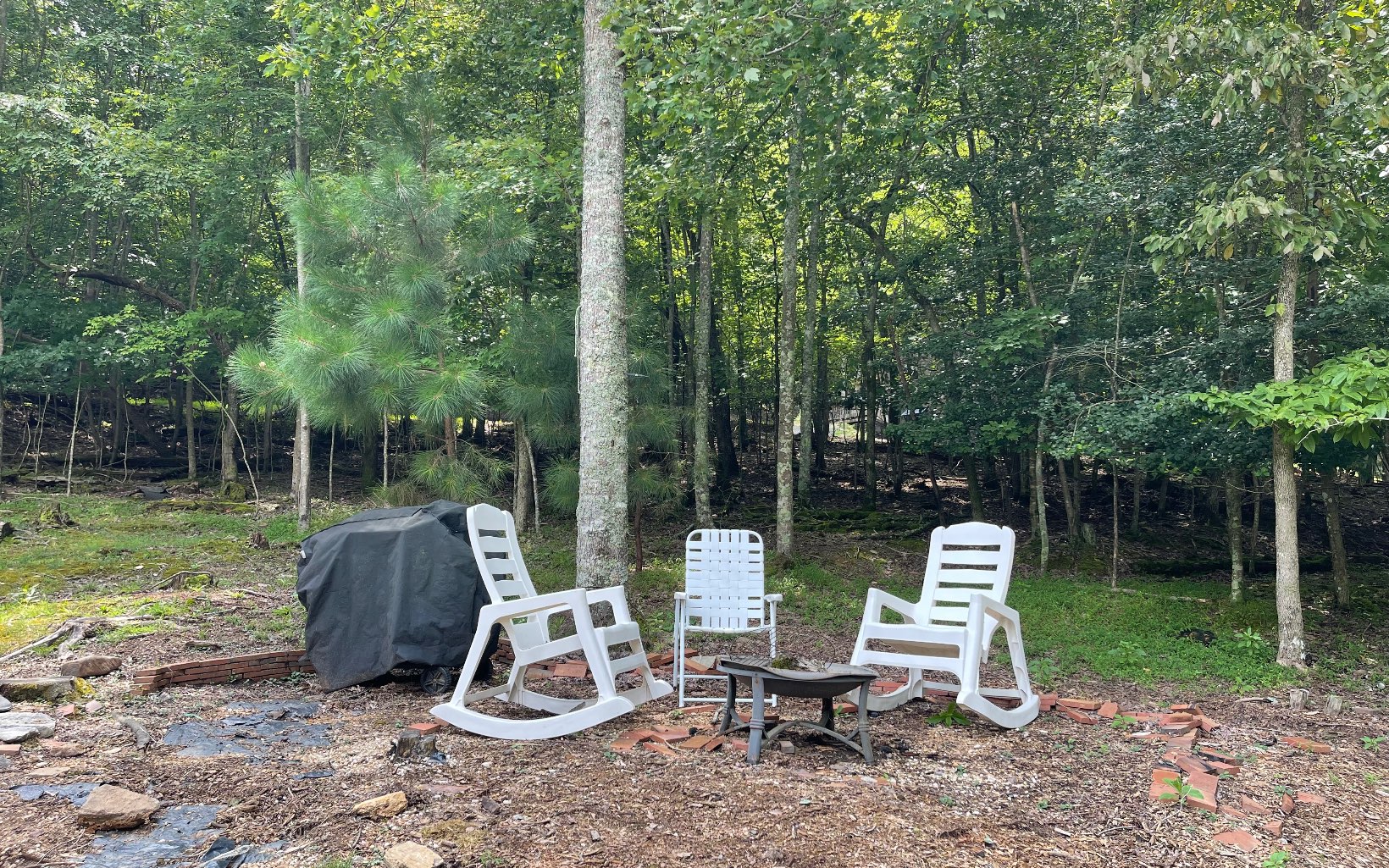 12 Rose Court Ellijay, GA 30540 - Photo 34 of 34 a view of a chair and table in backyard of the house