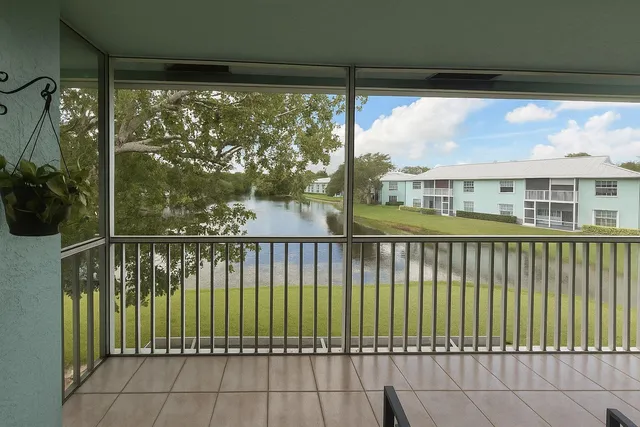 a view of a city from a balcony
