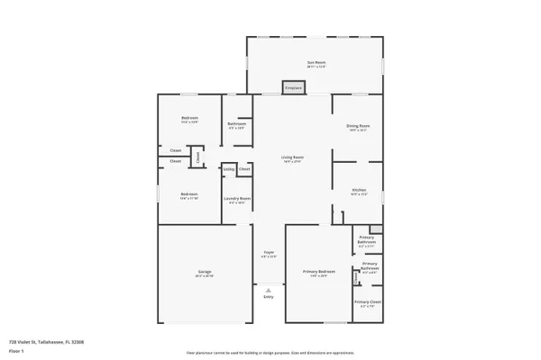 $310,000 | 728 Violet Street, Tallahassee, FL 32308