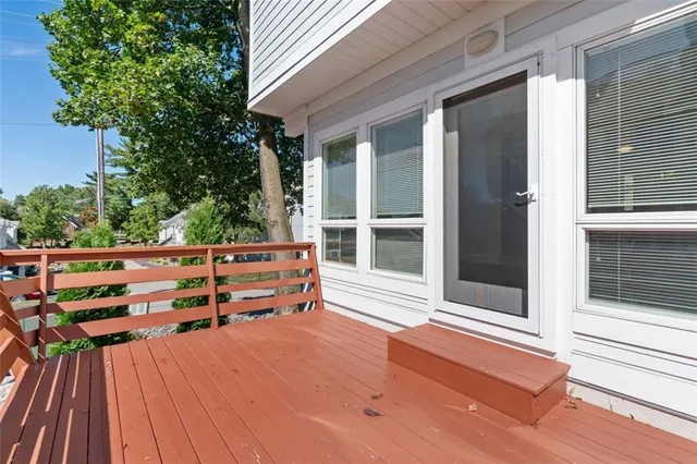 a backyard of a house with seating space