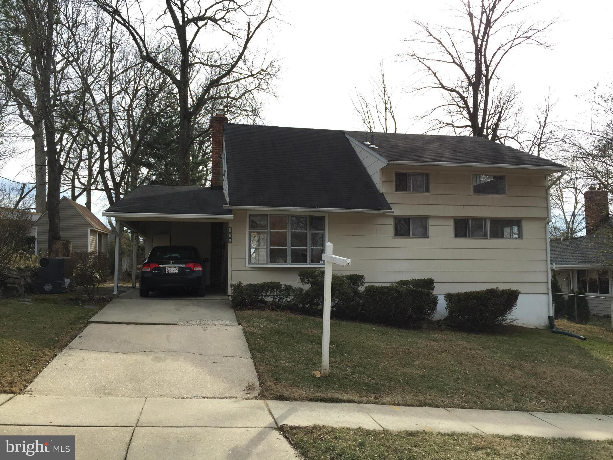 809 Bowie Road Rockville, MD 20852 - Photo 1 of 18 Exterior (Front)