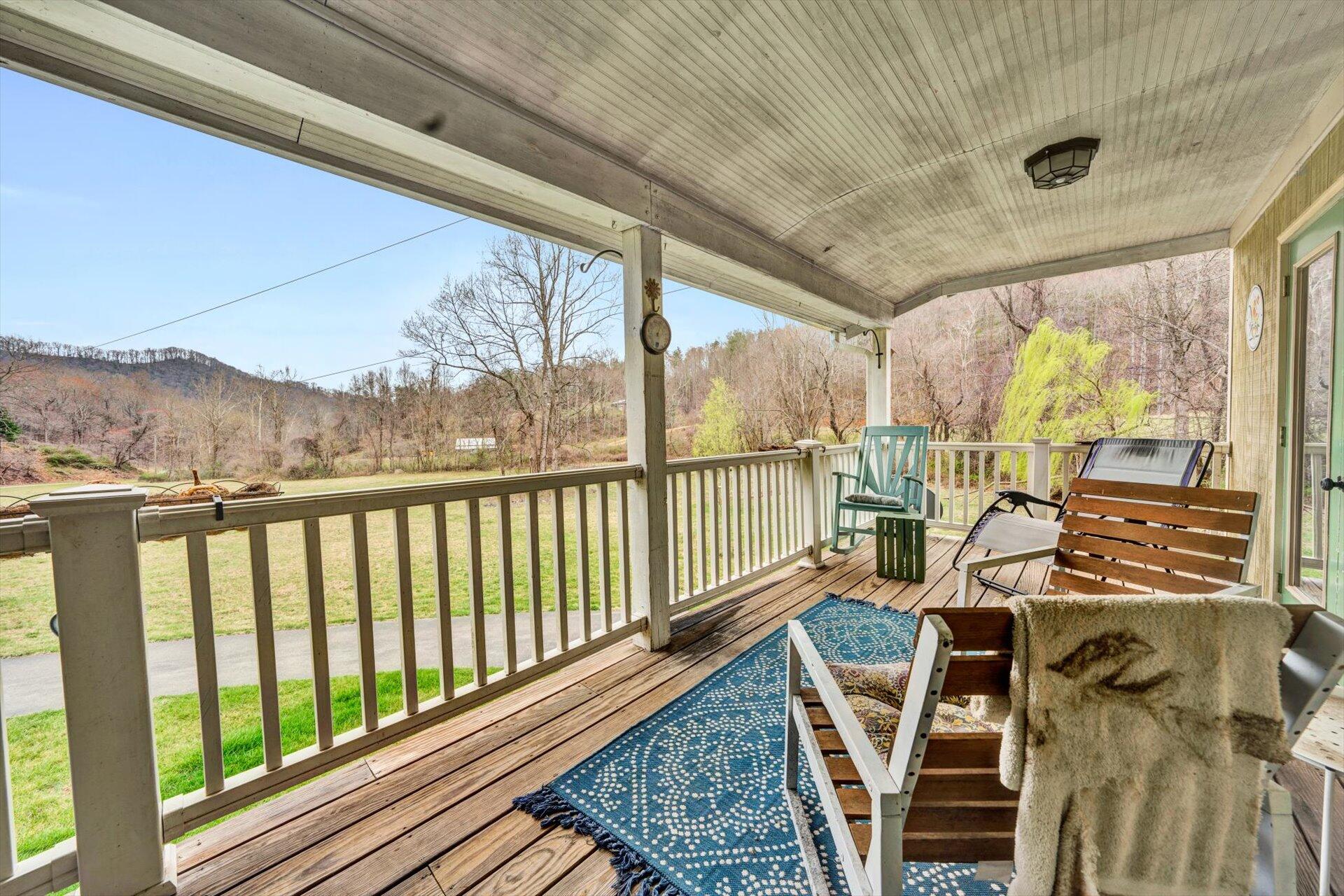 501 Clark Hollow Road Callaway, VA 24067 - Photo 15 of 30 Covered Side Porch