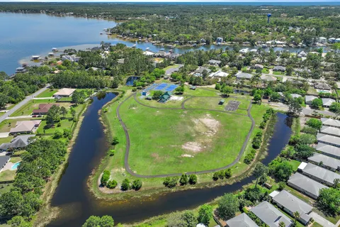 an aerial view of a