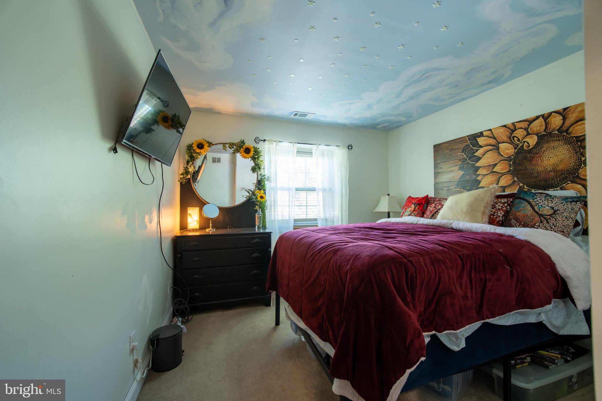 1728 Farmview Road Ambler, PA 19002 - Photo 21 of 33 Serene bedroom with artistic ceiling.