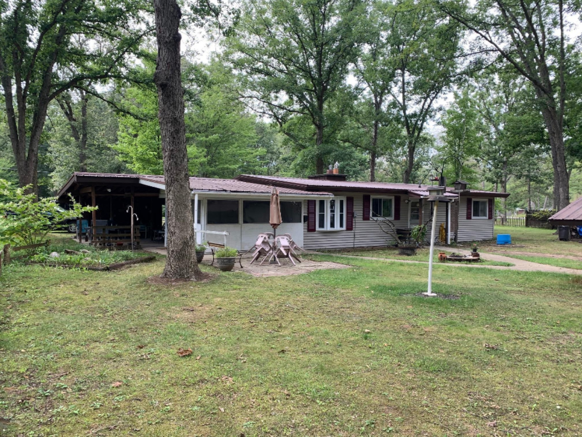 978 South Ransom Road White Cloud, MI 49349 - Photo 19 of 20 Back Of Home