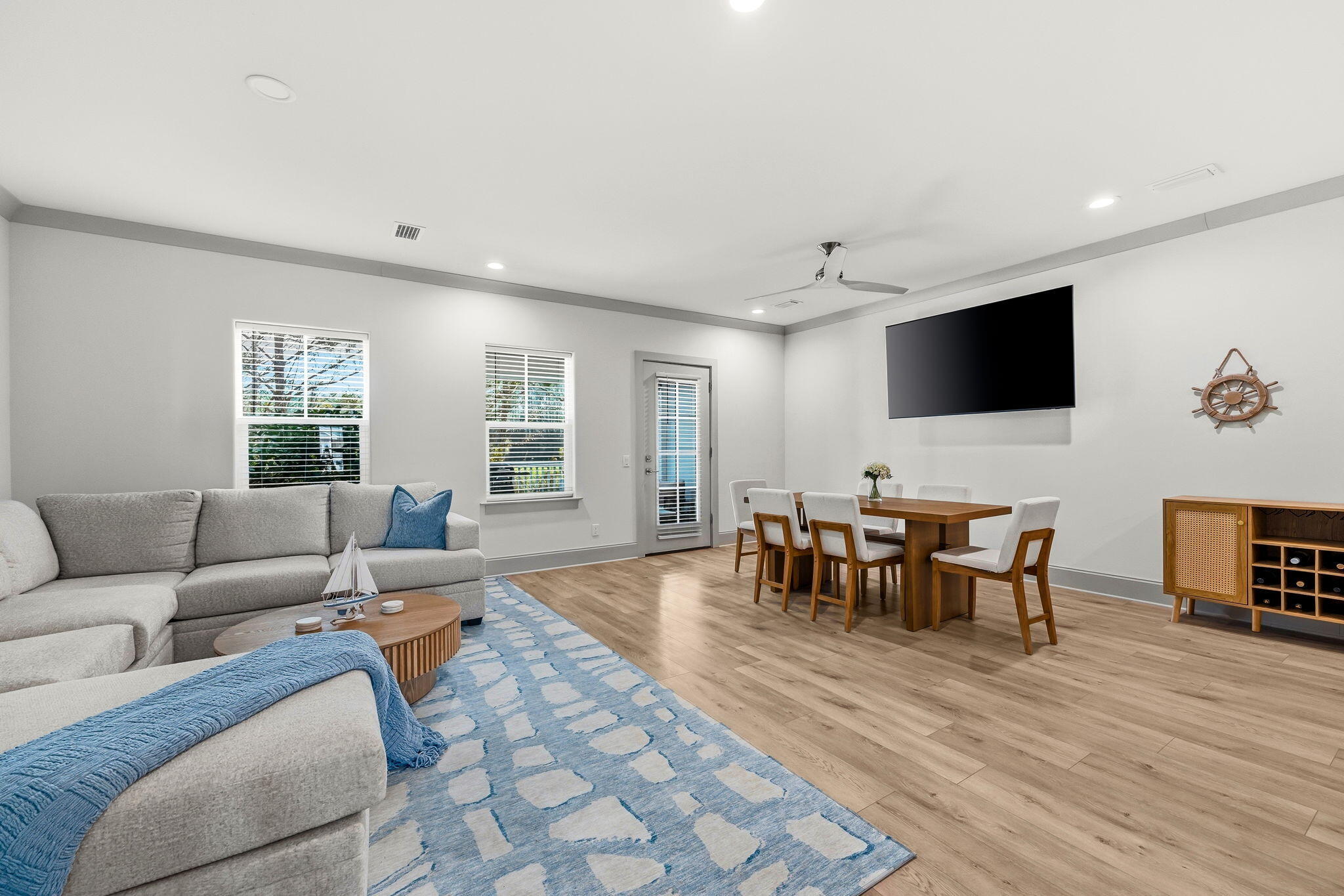 45 Golden Bell Court, Unit 45C Inlet Beach, FL 32461 - Photo 13 of 43 a living room with furniture and a flat screen tv