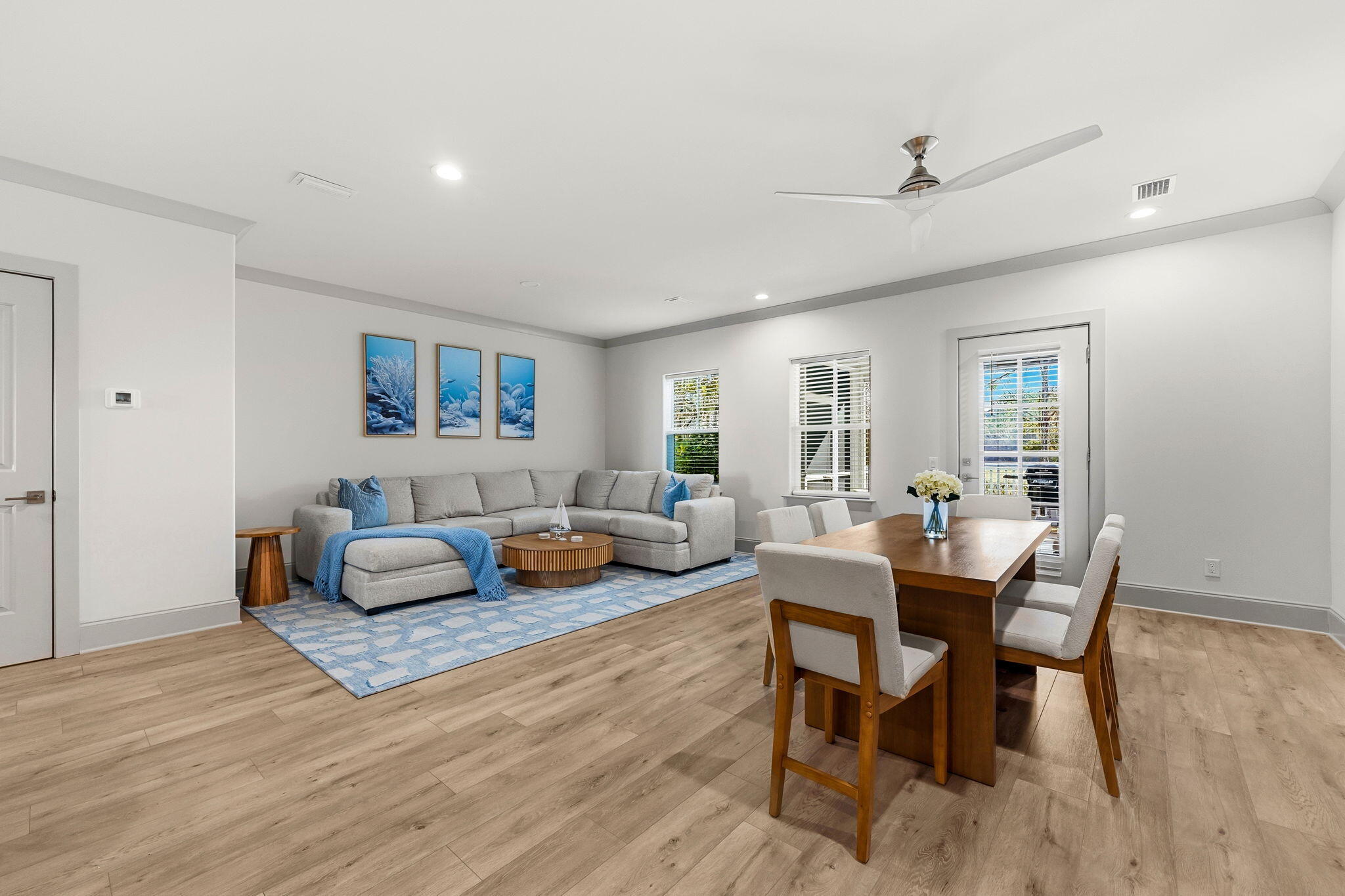 45 Golden Bell Court, Unit 45C Inlet Beach, FL 32461 - Photo 15 of 43 a living room with furniture and a wooden floor