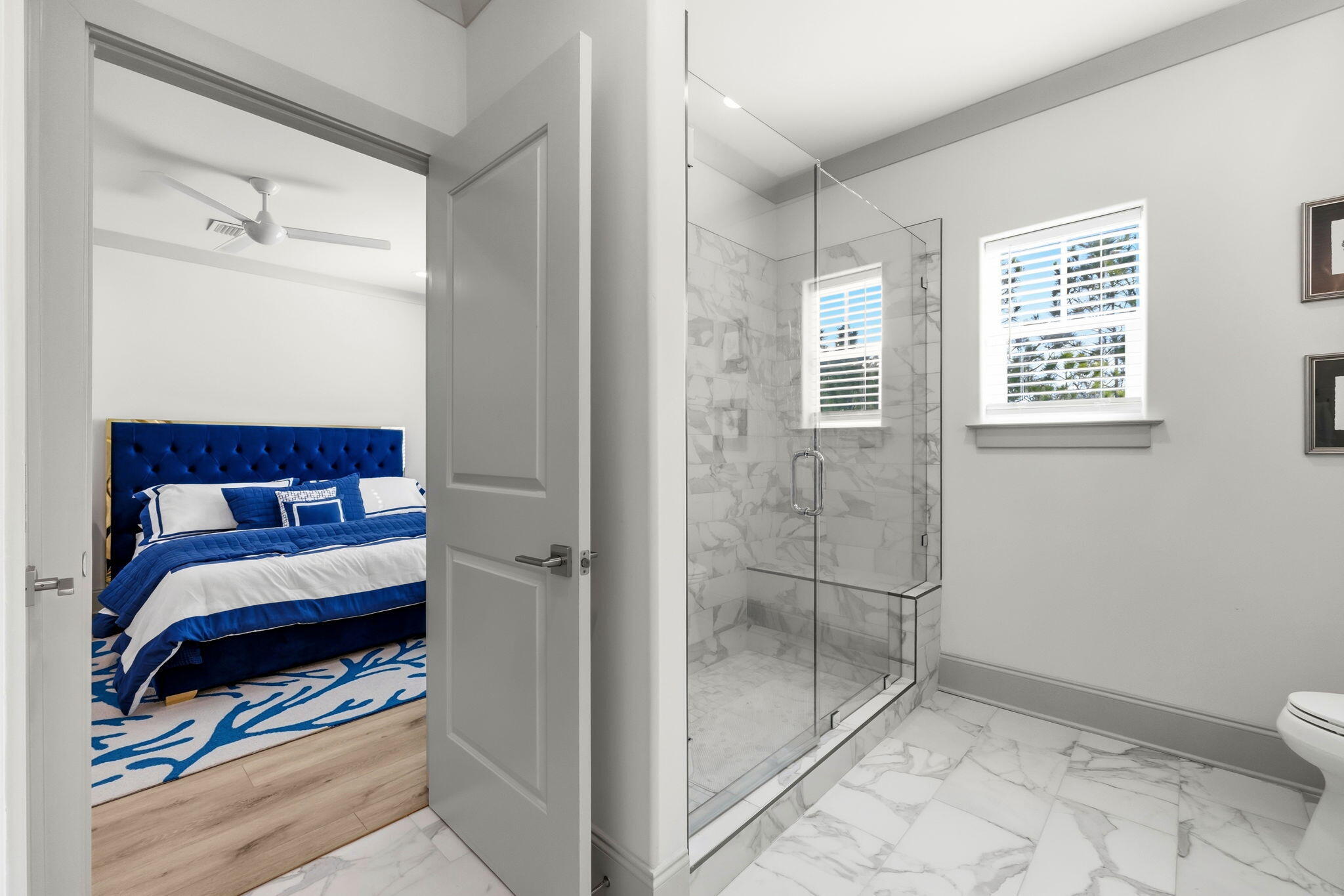 45 Golden Bell Court, Unit 45C Inlet Beach, FL 32461 - Photo 23 of 43 a bathroom with a bathtub and a shower