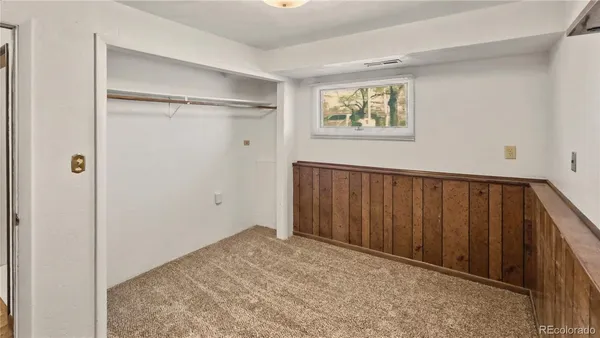 a view of closet area