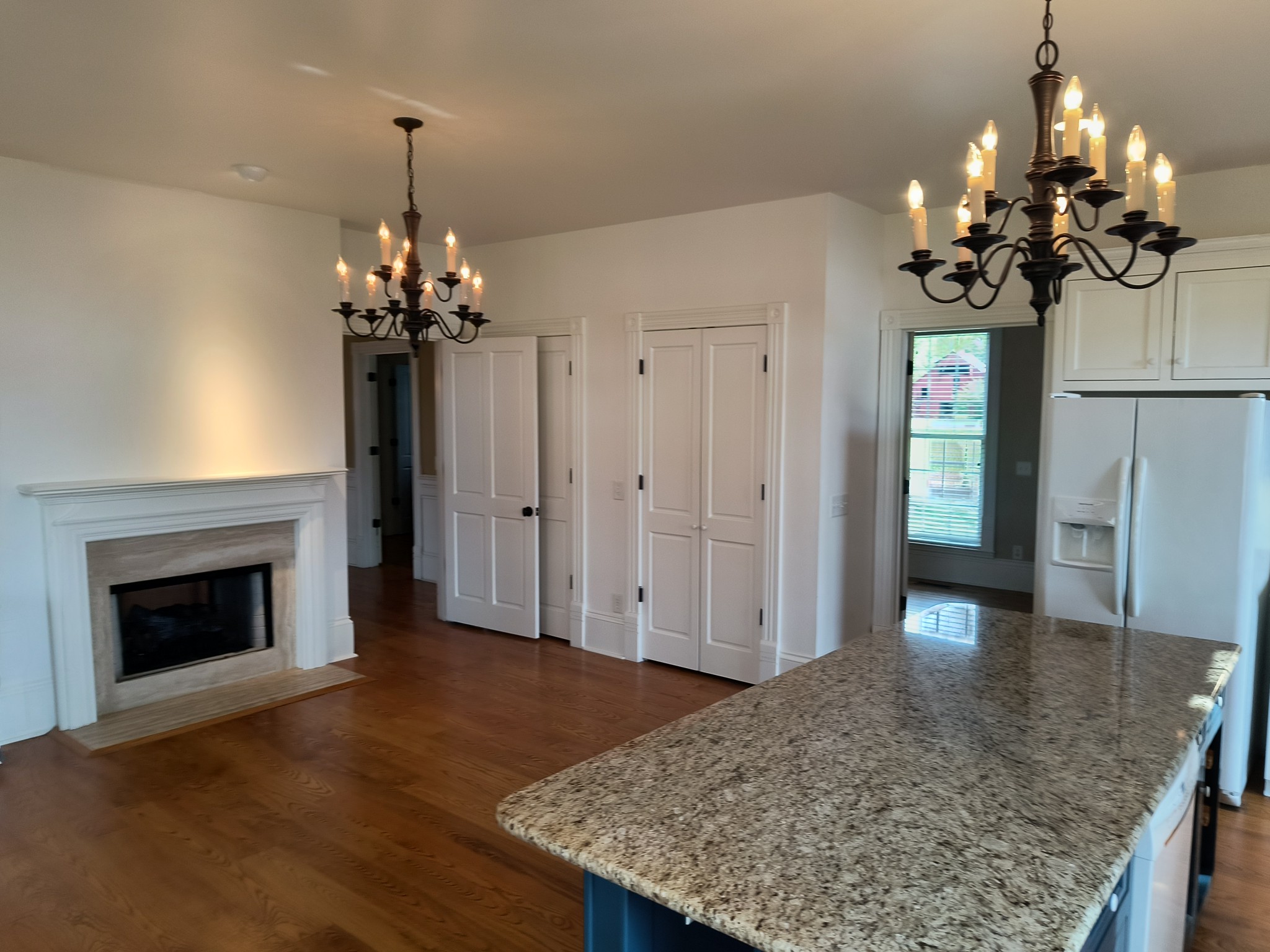 3460 Big Springs Road Lebanon, TN 37090 - Photo 25 of 74 a view of a livingroom with a chandelier wooden floor and a chandelier