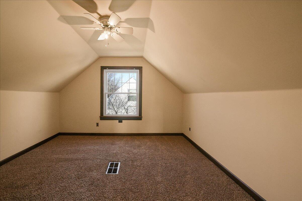 1102 Lafayette Street Valparaiso, IN 46383 - Photo 20 of 25 an empty room with a window and a ceiling fan