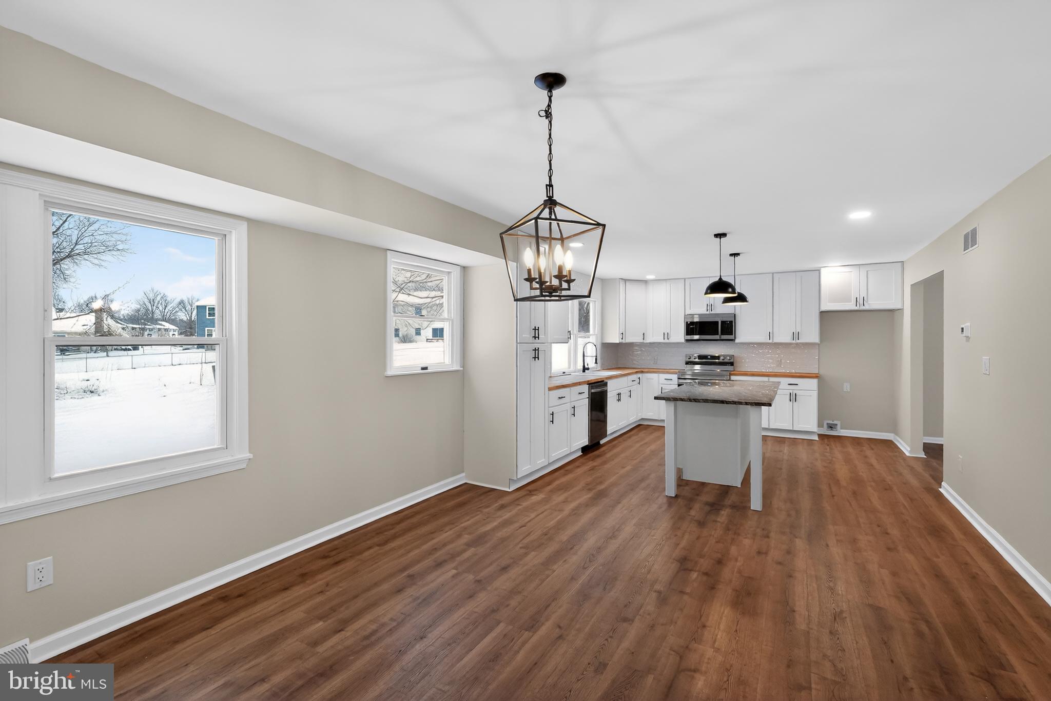 1173 Independence Way Hatfield, PA 19440 - Photo 8 of 26 a view of a kitchen and dining room with wooden floor