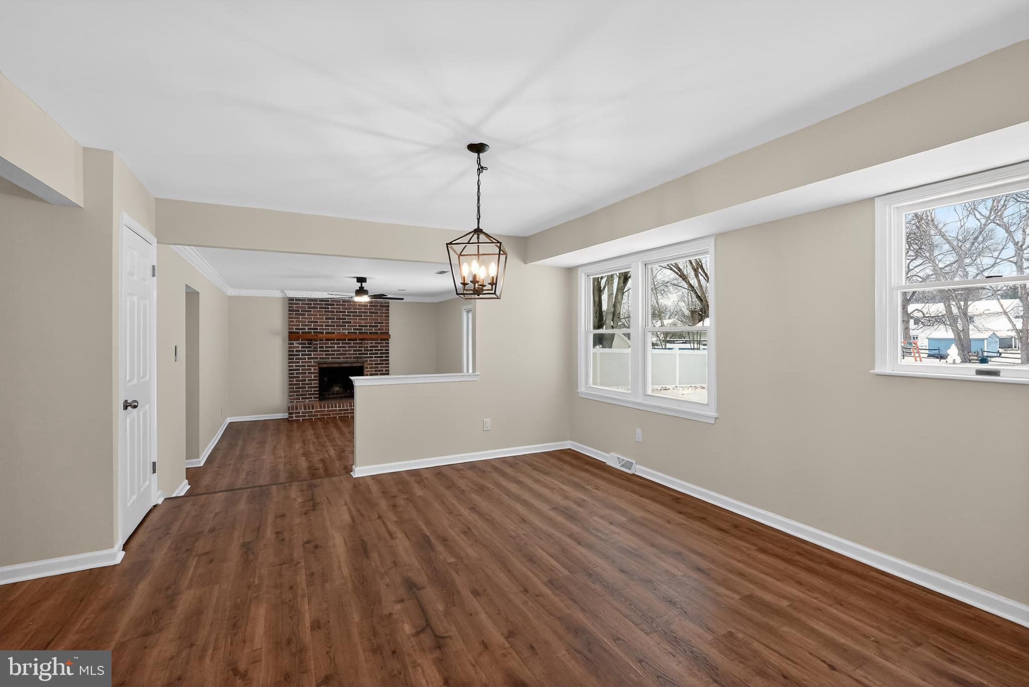 1173 Independence Way Hatfield, PA 19440 - Photo 9 of 26 a view of empty room with wooden floor and ceiling fan