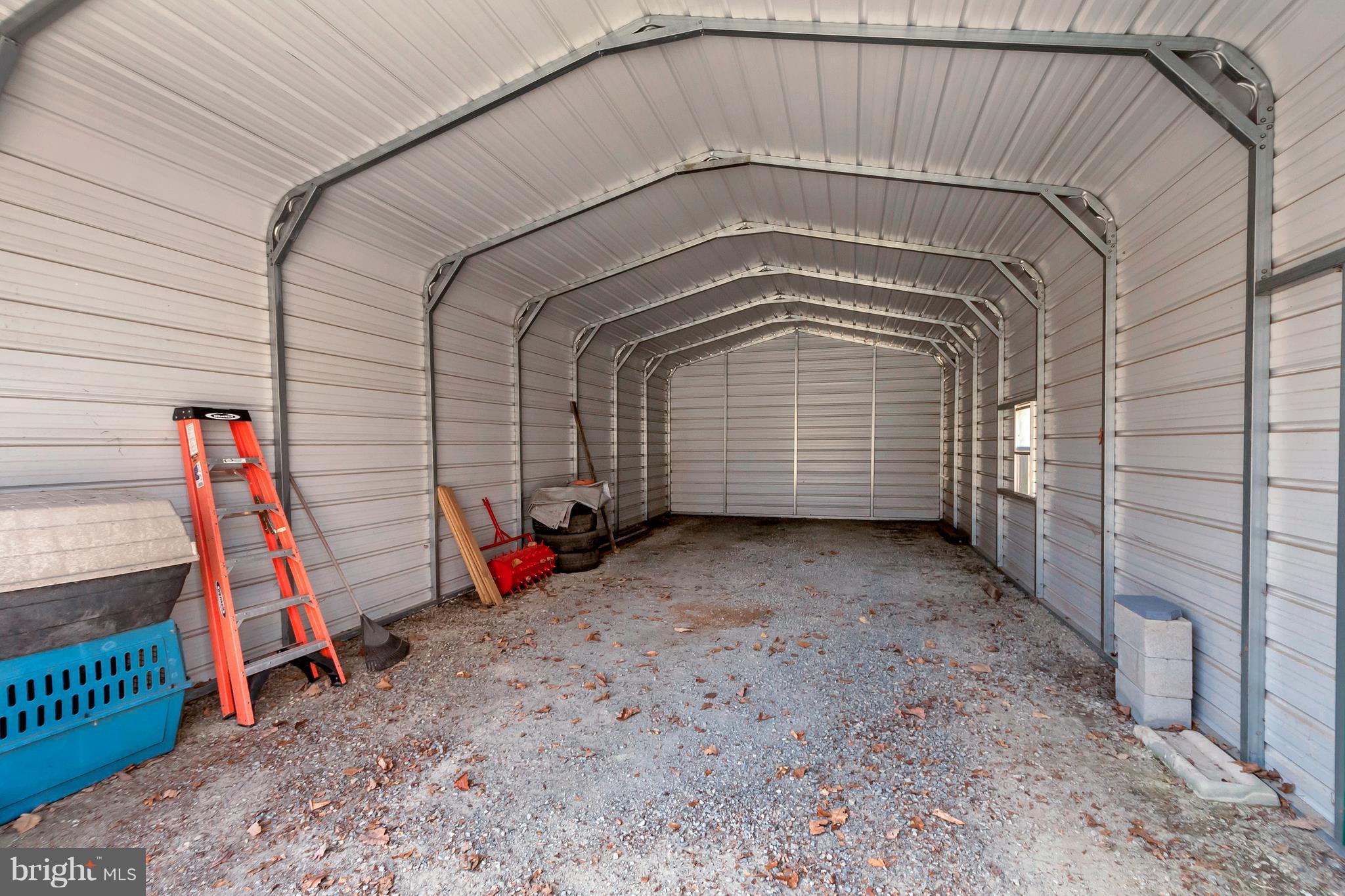 29482 Secretariat Road Ruther Glen, VA 22546 - Photo 23 of 27 Metal Garage (Interior) 18X40