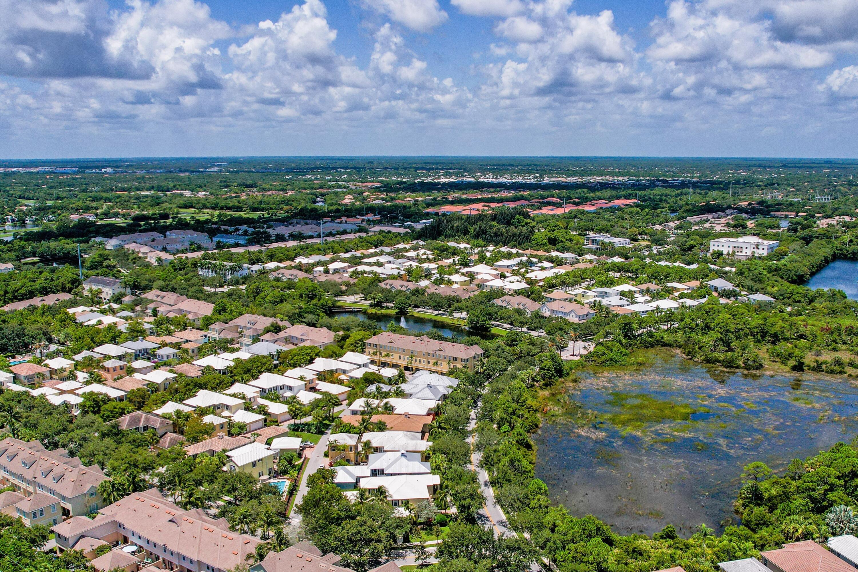 122 Inkberry Drive Jupiter, FL 33458 - Photo 47 of 56 an aerial view of multiple house