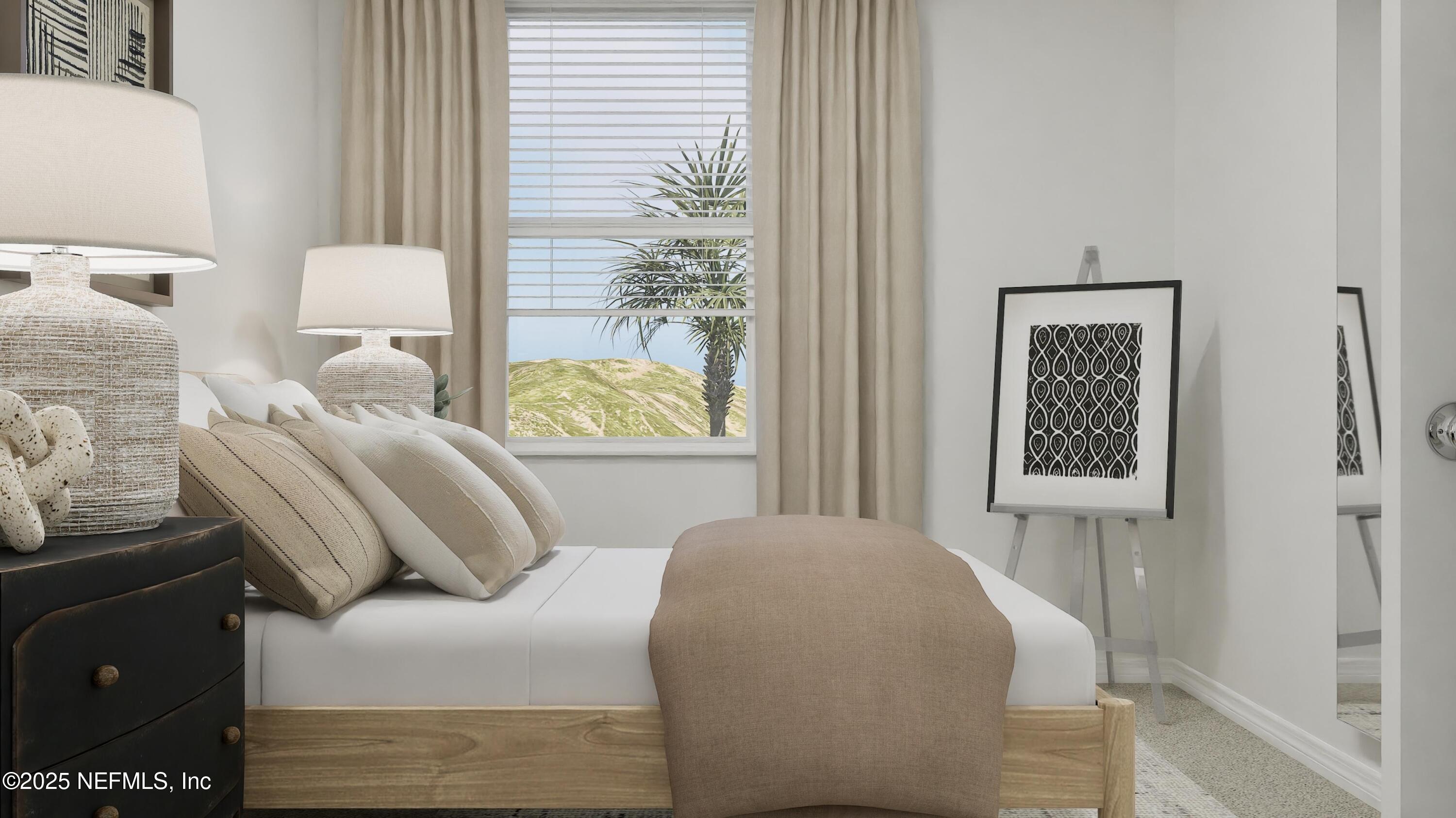 3963 Mid Century Street Jacksonville, FL 32217 - Photo 8 of 22 a bedroom with a bed and a window