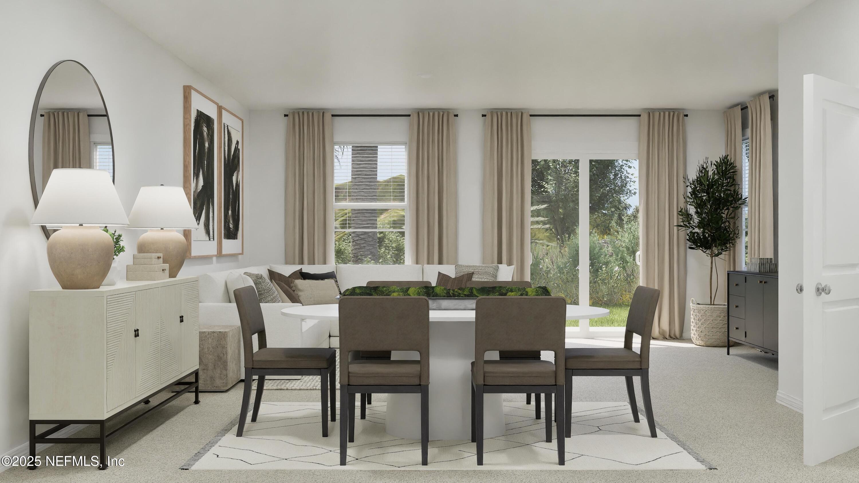 3963 Mid Century Street Jacksonville, FL 32217 - Photo 9 of 22 a view of a dining room with furniture and window