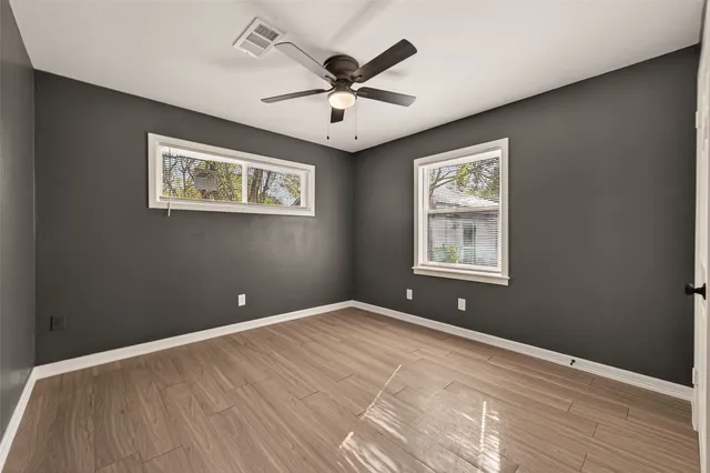 wooden floor in an empty room