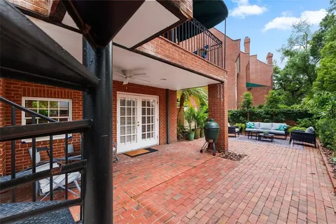 a view of a porch