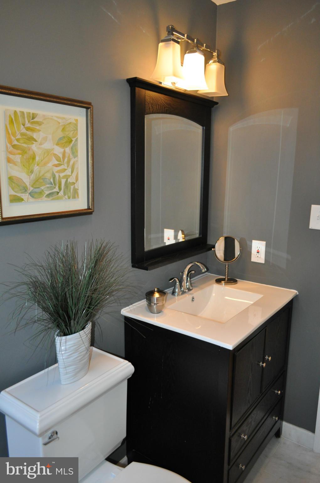 8738 Ridge Road Bethesda, MD 20817 - Photo 14 of 30 a bathroom with a toilet sink and mirror
