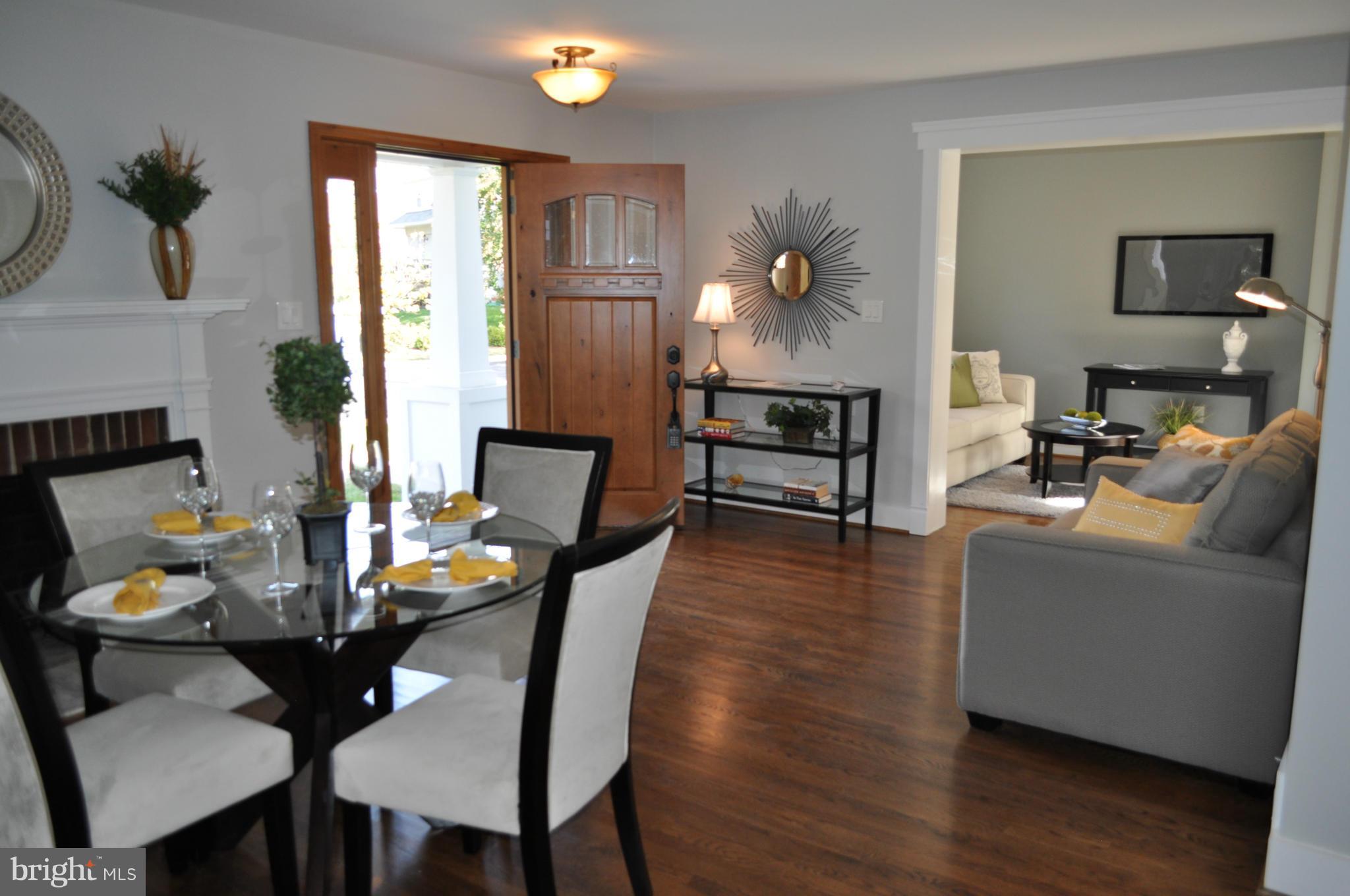 8738 Ridge Road Bethesda, MD 20817 - Photo 4 of 30 a living room with furniture and wooden floor