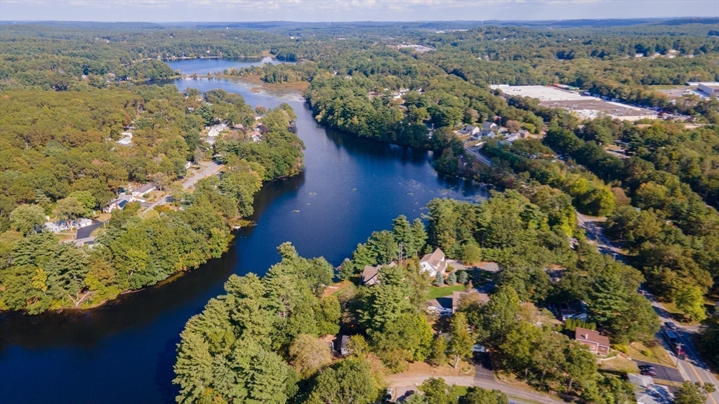 7 Groveland Street Ayer, MA 01432 - Photo 12 of 35 an aerial view of lake residential house with swimming pool and mountain view