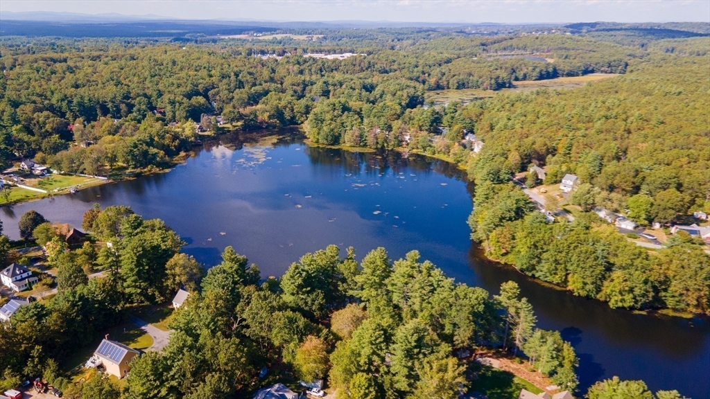 7 Groveland Street Ayer, MA 01432 - Photo 14 of 35 an aerial view of lake and residential houses with outdoor space
