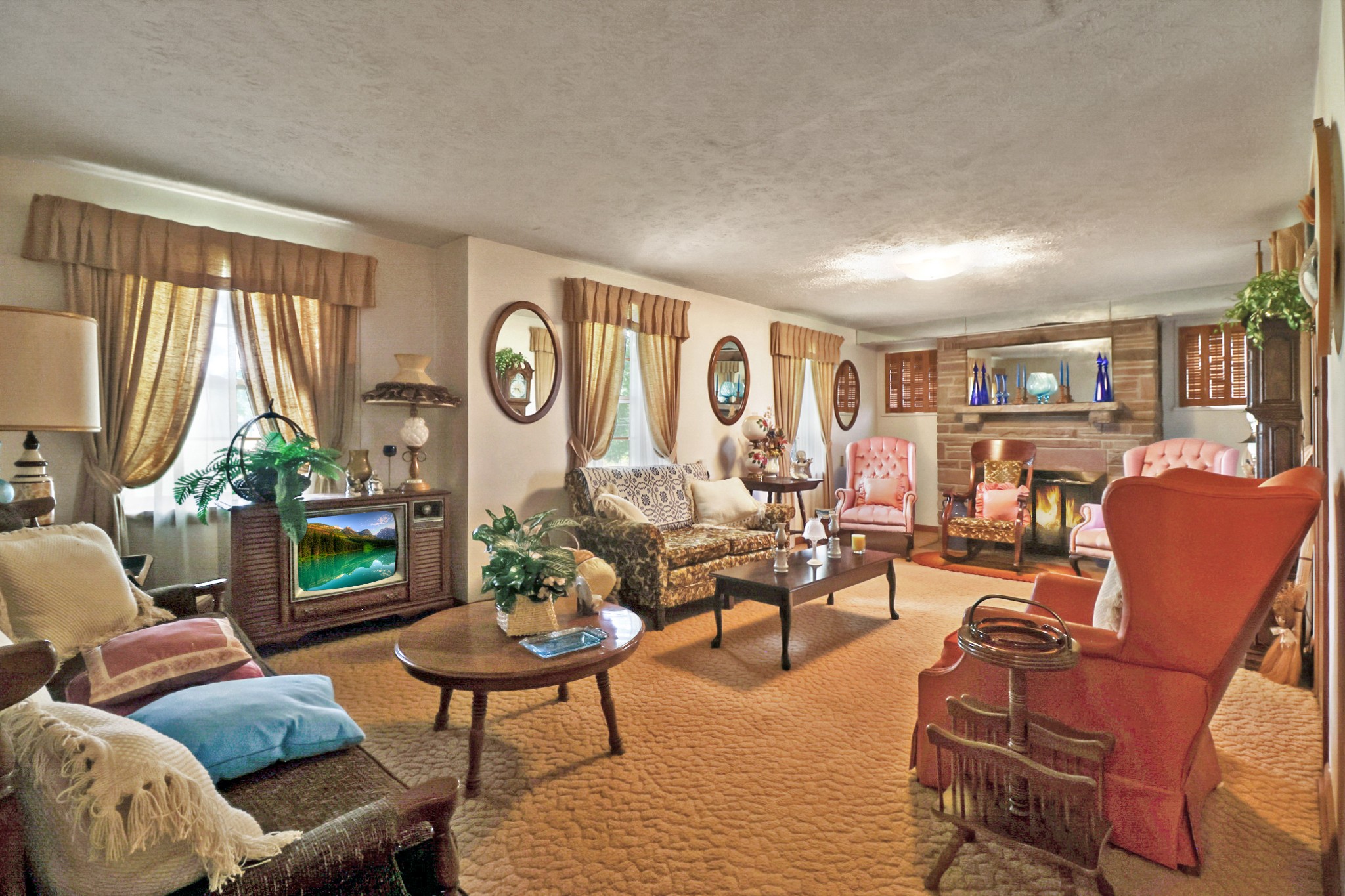 1386 Pigeon Ridge Road Crossville, TN 38572 - Photo 25 of 41 a living room with furniture and a large window
