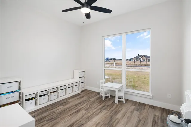 a living room with a window