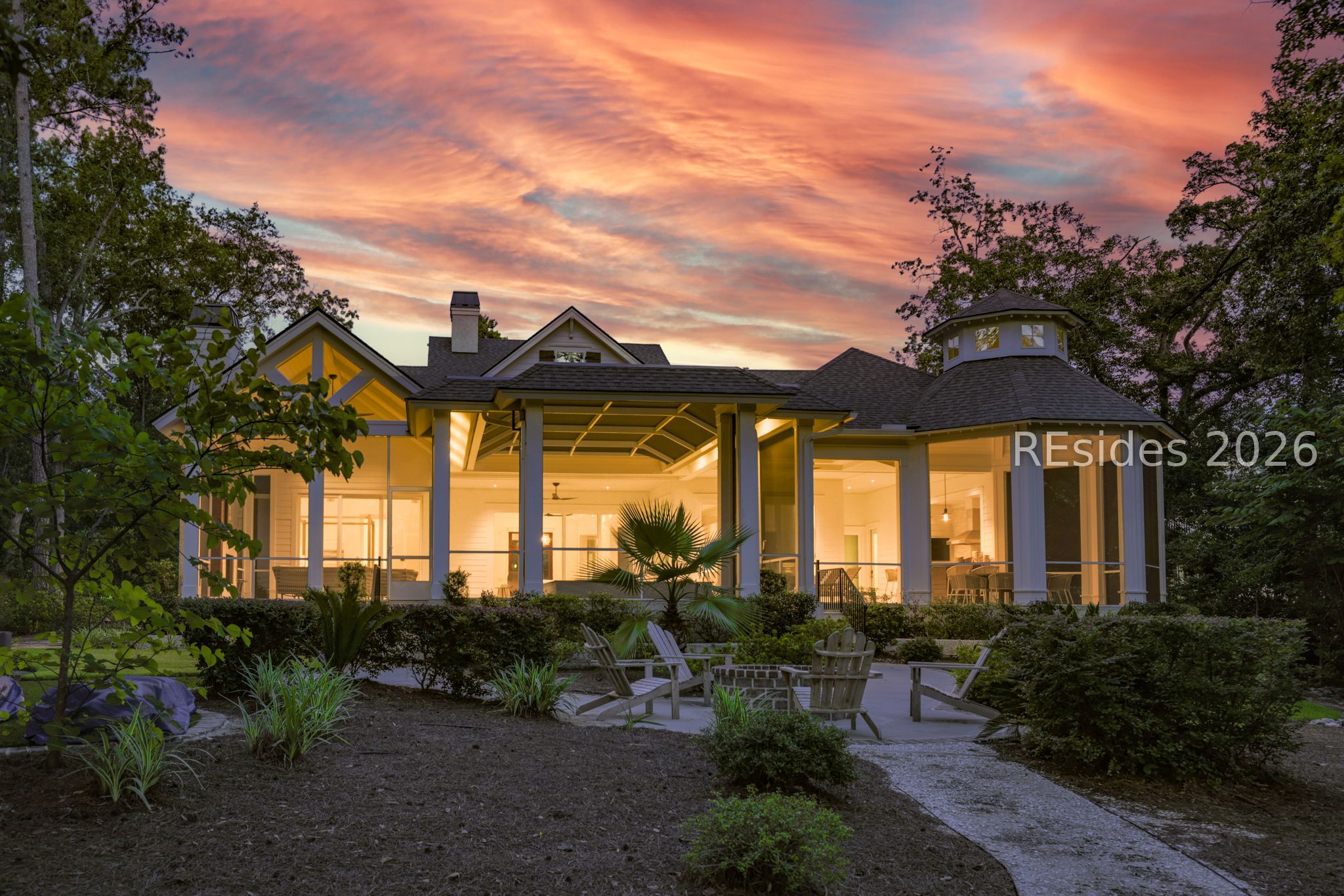 135 Good Hope Road Bluffton, SC 29909 - Photo 93 of 93 Rear House Twilight View