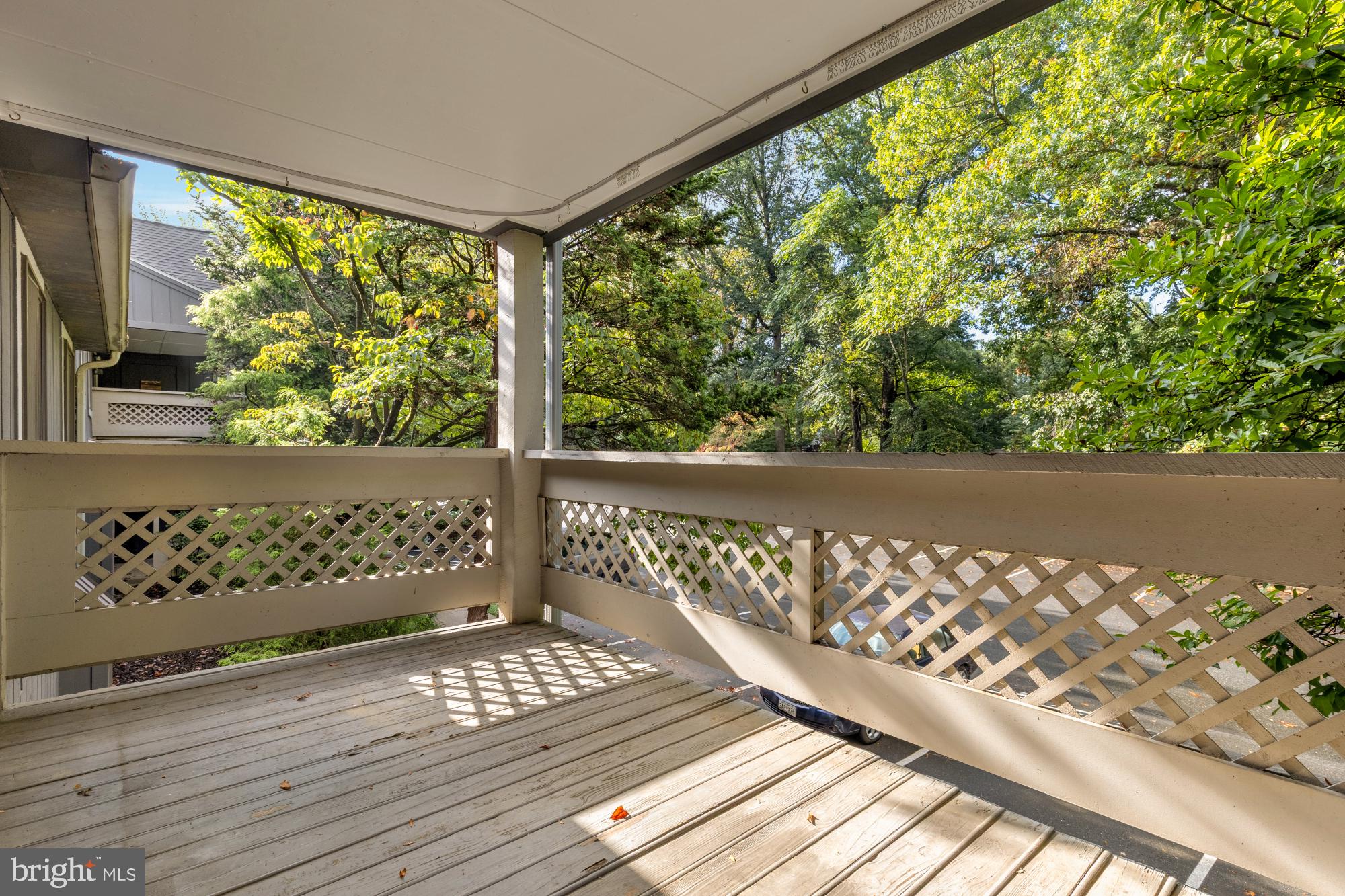 45 Windbrooke Circle, Unit 45 Gaithersburg, MD 20879 - Photo 12 of 29 a view of a balcony with wooden floor