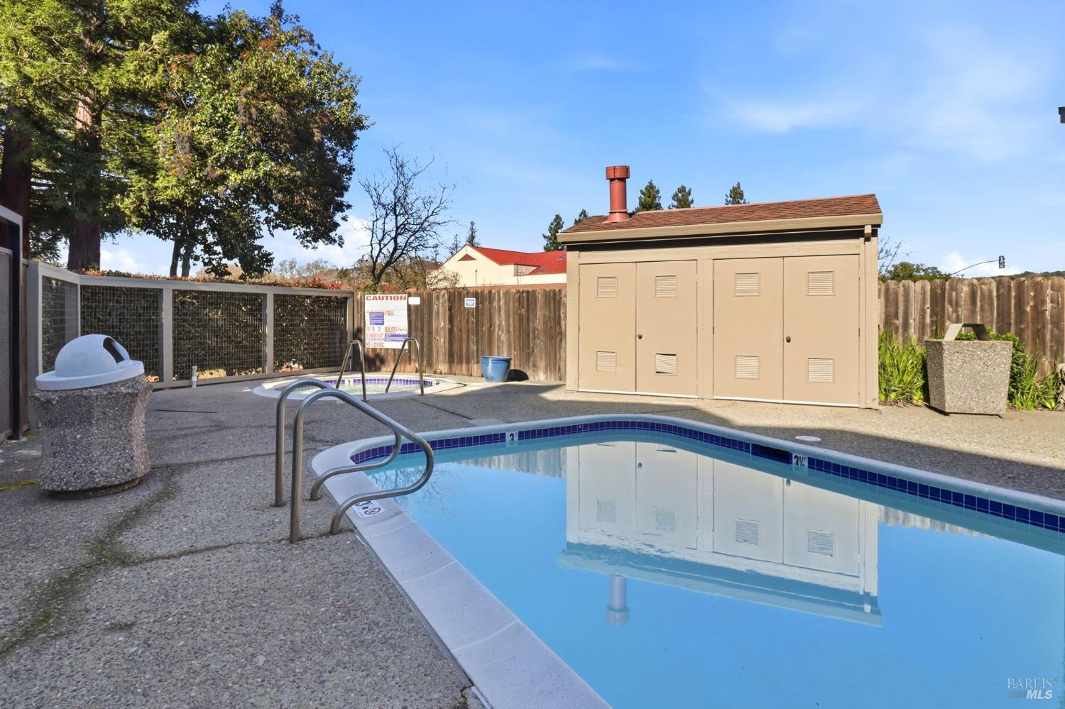 240 Seagull Row Novato, CA 94945 - Photo 24 of 33 a view of a patio with swimming pool and sitting area