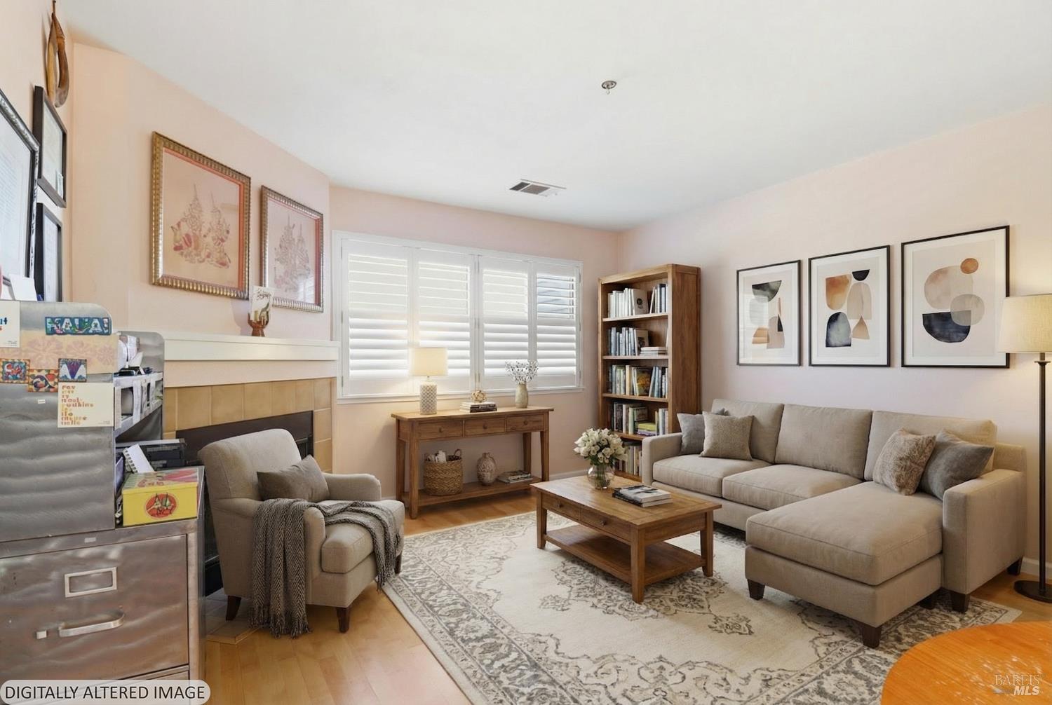 240 Seagull Row Novato, CA 94945 - Photo 7 of 33 a living room with furniture fireplace and rug