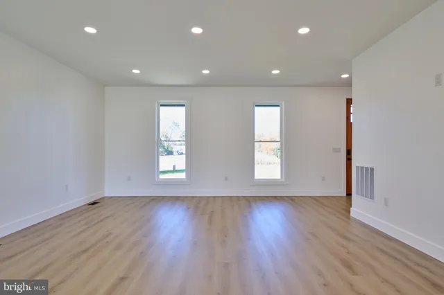 a view of an empty room